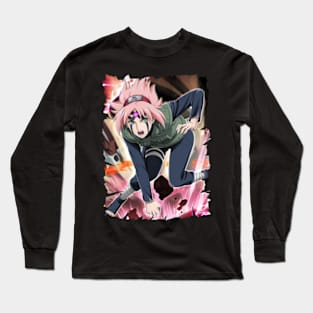 SAKURA HARUNO MERCH VTG Long Sleeve T-Shirt